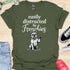 Easily distracted by frenchies - V16 - The Distracting Paw Two T-Shirt